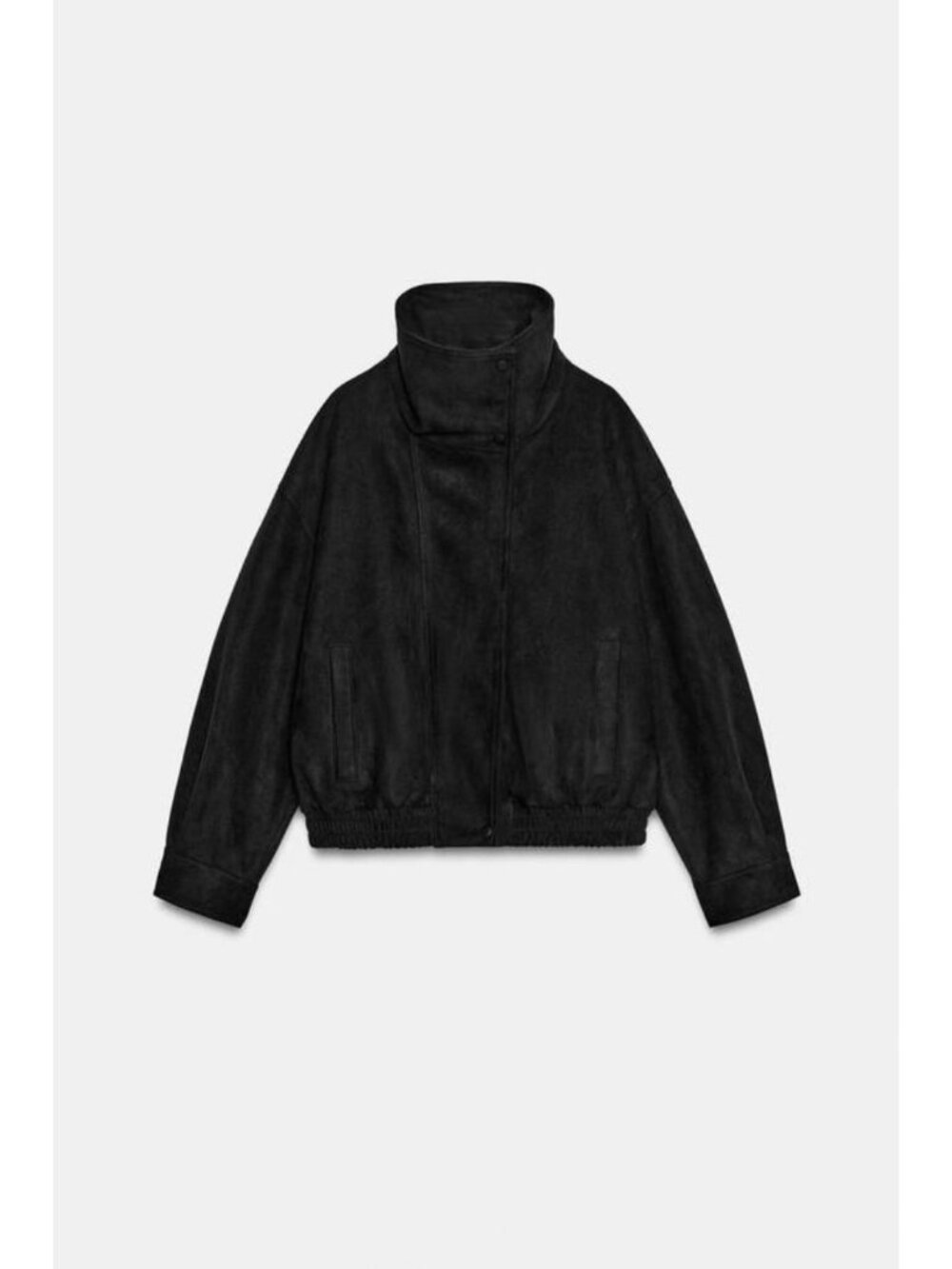 ZARA SUEDE-EFFECT BOMBER JACKET 6318/230/800